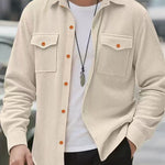 Men’s Corduroy Solid Color Jacket – Stylish All-Matching Casual Outerwear for Daily Wear | Classyet