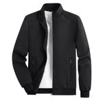 Men’s Executive Lightweight Casual Jacket – Plus Size Spring & Autumn Polyester Coat