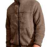 Men’s Stand-Up Collar Zip Jacket – Bejirog Loose Fit Sportswear for Casual & Outdoor Wear