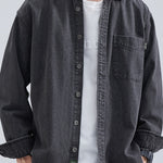 Men’s Fashion Brand Loose Cargo Jacket – Thick PU Casual Autumn Coat with Multi-Pocket Design