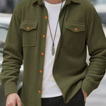 Men’s Corduroy Solid Color Jacket – Stylish All-Matching Casual Outerwear for Daily Wear | Classyet