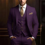 Men’s Slim Fit Three-piece Suit – High-grade Gentleman Formal Business Outfit for Summer | Classyet