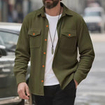 Men’s Corduroy Solid Color Jacket – Stylish All-Matching Casual Outerwear for Daily Wear | Classyet