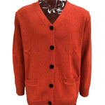 Men’s Slim Fit V-Neck Knit Sweater Cardigan with Double-Sided Pockets – Autumn Winter Knitwear