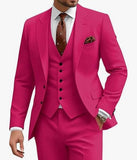 Men’s Three-Piece Suit – Slim Fit Casual Business & Wedding Formal Set for All Seasons | Classyet