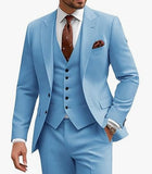 Men’s Three-Piece Suit – Slim Fit Casual Business & Wedding Formal Set for All Seasons | Classyet
