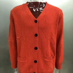 Men’s Slim Fit V-Neck Knit Sweater Cardigan with Double-Sided Pockets – Autumn Winter Knitwear