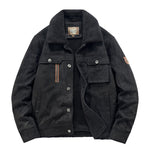 Men’s Deerskin Jacket – Warm, Windproof Business & Casual Outerwear for Autumn and Winter