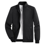 Men’s Executive Lightweight Casual Jacket – Plus Size Spring & Autumn Polyester Coat
