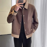 Men’s Autumn Light Jacket – Casual Polyester Coat for Daily Wear & Street Style | Classyet