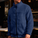 Men’s Stand-Up Collar Zip Jacket – Bejirog Loose Fit Sportswear for Casual & Outdoor Wear