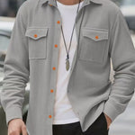 Men’s Corduroy Solid Color Jacket – Stylish All-Matching Casual Outerwear for Daily Wear | Classyet