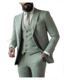Men’s Three-Piece Suit – Slim Fit Casual Business & Wedding Formal Set for All Seasons | Classyet